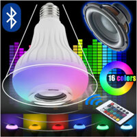 Bóng đèn nhạc Led Đèn Disco có loa Bluetooth Đèn Led thay đổi RGB với loa không dây BT