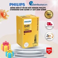 Bóng đèn Ô tô/Xe hơi Xenon Philips Standard D4R 42406 C1 42V 35W 4200K – Hàng Chính Hãng