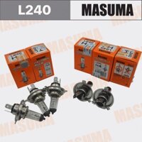Bóng Đèn Pha Halogen Chân (H4/12V/60/55W- L240 (3000K) Thương hiệu MASUMA ( NHẬT BẢN) BẢO HÀNH 12 THÁNG