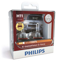 Bóng đèn Pha Halogen Philips H11 X-treme Vision G-force +130%