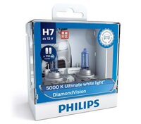 Bóng đèn pha ôtô/ xe hơi Philips Halogen H7 12972 DV 12V 55W PX26D S2 ánh sáng trắng, độ sáng 5000K