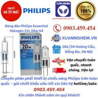 Bòng đèn Philips Essential Halogen 12v 20w G4