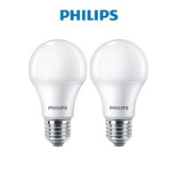 Bóng đèn PHILIPS LED BULB đôi A60 - Công suất 7W, 9W, 11W - 7W - Ánh sáng vàng 3000K