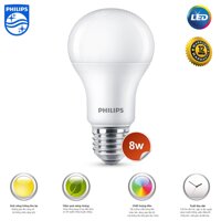 Bóng đèn Philips LED bulb MyCare E27 8W 1CT/12 APR