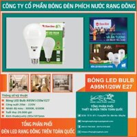 Bóng Đèn Rạng Đông BULB A95N1/20W E27 : Giải Pháp Chiếu Sáng Hiệu Quả và Tiết Kiệm Năng Lượng