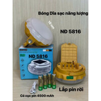 Bóng đèn sạc tích điện SIÊU SÁNG  pin khủng  công suất 500w 6 đến 10 tiếng