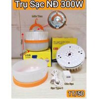 BÓNG ĐÈN SIÊU SÁNG TÍCH ĐIỆN 4 PIN NĐ 300W
