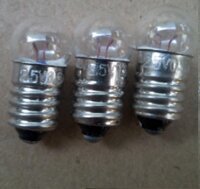 Bóng đèn sợi đốt đuôi xoáy E10 2.5V 0.3A