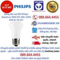 Bóng đèn sợi đốt Philips SuperLux 40W E27 220-240V E50 W-W 1CT