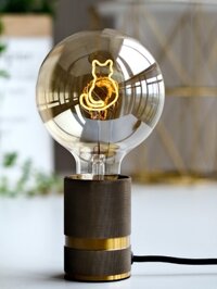 Bóng đèn sợi tóc hình con mèo neon ánh sáng vàng ấm áp hiện đại hottrend trang trí phòng ngủ hàng quán quà tặng người yêu độc đáo cao cấp