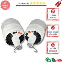 Bóng đèn tích điện, Đèn tích điện thông minh điều khiển từ xa siêu sáng, sạc năng lượng mặt trời | GiadungCuongAnh