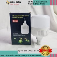 Bóng đèn tích điện siêu sáng 100W 150W có móc treo tiện lợi, Bóng đèn sạc tích điện đa năng cao cấp kèm móc treo