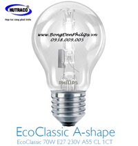 Bóng đèn tròn Philips Halogen Ecoclassis 70W E27 A5 230V