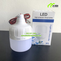 Bóng đèn trụ 12V 36W kẹp bình acquy cao cấp