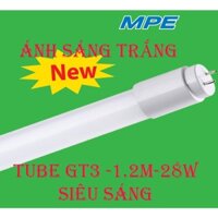 BÓNG ĐÈN TUBE LED 1.2M MPE 28W THỦY TINH SIÊU SÁNG