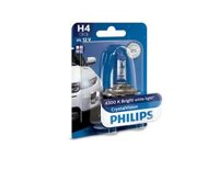 Bóng đèn xe hơi/ xe ô tô Halogen Philips CRYSTAL VISION H4 12342 CV (H4&WBT10) 12V 55W ánh sáng 4300K