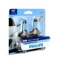 Bóng đèn xe hơi/ xe ô tô Halogen Philips CRYSTAL VISION H7 12972 CVB1 12V 55W ánh sáng 4300K