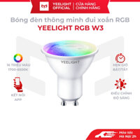 Bóng đèn Yeelight GU10 W1 led 16 triệu màu điều khiển app kết nối wifi tiết kiệm điện đui cài