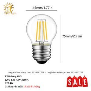 Bóng Edison G-45 4W 2700K E27