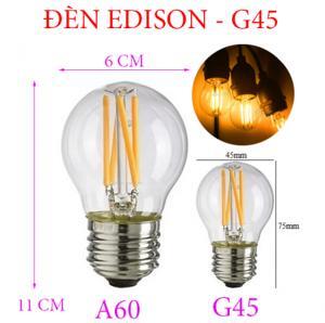 Bóng Edison G-45 4W 2700K E27