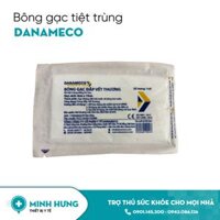 Bông Gạc Tiệt Trùng 10x20cm Danameco (Túi Giấy)