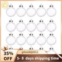 Bóng Giáng Sinh Trong Suốt Cao Cấp Nhựa Trong Suốt DIY Bóng Treo Đồ Trang Trí Bauble Đồ Trang Trí Giáng Sinh Cho Gia Đình Cây Giáng Sinh