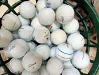 Bóng golf titleist pro v1/x mới 90%
