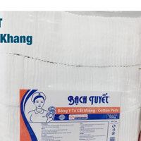 Bông Gòn Cắt Miếng Sẵn Bạch Tuyết (7×7cm) Gói 500KG