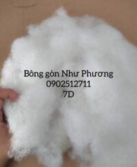 Bông gòn sơ 7D  dồn gối và trang trí _ Combo 5kg