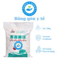 Bông gòn viên y tế- Tiện lợi- an toàn- vô khuẩn-  Túi 500g