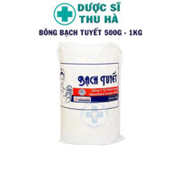 Bông gòn y tế Bạch Tuyết gói 500g/1kg siêu to khổng lồ - Dùng chăm sóc cá nhân và chăm sóc y tế
