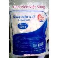 Bông Gòn Y tế  Việt ( Gòn cuộn 1 kg hoặc Gòn viên 0,5 kg)