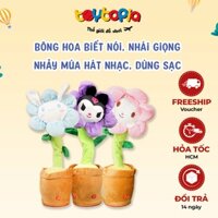 Bông hoa Melody nhại giọng biết nhảy biết hát vui nhộn giải trí, đồ chơi nhại giọng cho bé Toytopia