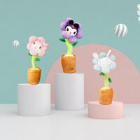 Bông hoa nhái giọng Sanrio, nhảy múa hát nhạc 120 bài Tinyzone, dùng sạc - đồ chơi nhồi bông vui nhộn cho bé
