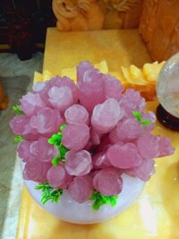 Bông Hoa Thạch Anh Hồng Siêu Đẹp