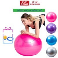 Bóng hơi tập gym yoga trơn 65, 75 cm