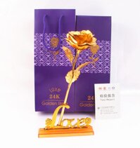 Bông hồng mạ vàng 24k love - Món quà ý nghĩa