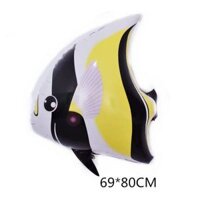 Bóng kiếng sinh vật biển hình Cá chim cờ trang trí sinh nhật
