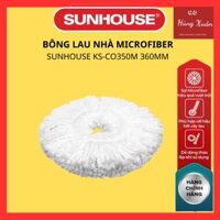 Bông Lau Nhà Microfiber Xoay 360 Độ Sunhouse KS-CO350M