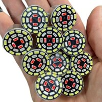 Bóng LED 1 tim - 2 tim(1 tóc - 2 tóc) nháy 7 màu, làm bóng đèn xi nhan - đèn phanh cho ô tô - xe con - xe tải 12/24v