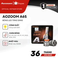 Bóng Led Aozoom A65 Nhiệt Màu 5500k  Công Suất  65W Các Chân H4 H7 H11 9005 9006 9012 Bảo Hành 3 Năm