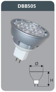 Bóng led bulb 5w DBB505