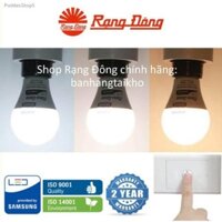 Bóng LED bulb đổi 3 màu (3 in1) 5W 7W 9W Rạng Đông Điện Quang
