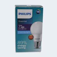 Bóng LED bulb Essential Philips 7W - Ánh sáng trắng
