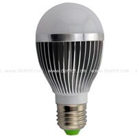 Bóng LED búp tròn (bulb) vỏ nhôm cao cấp chất lượng cao CMJ-QP-CL-3W
