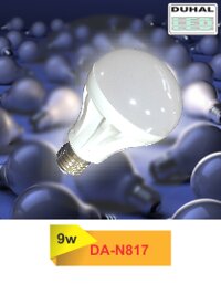 Bóng LED Duhal 9W đường kính 78mm cao 123mm DA-N817