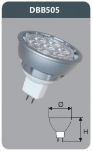 Bóng Led Duhal DBB505 - 5W