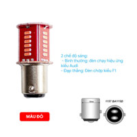 BÓNG LED HẬU CHỚP STOP F1 AUDI ĐỎ