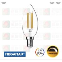 Bóng LED nến Classic 5.3w Có chức năng Dimmable như bóng đèn Halogen |Megaman Đức chính hãng|