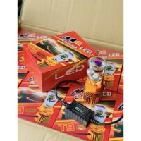 Bóng Led Pha Bi Cầu Mini T9 Pro phiên bản mới 2024 60W lắp Ôto Xe Máy chân H4...(Giá 1 Chiếc)